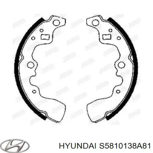 Передні тормозні колодки S5810138A81 Hyundai/Kia