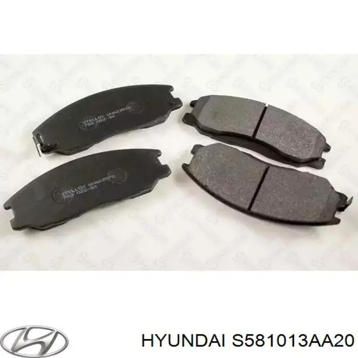 S581013AA20 Hyundai/Kia Передні гальмівні колодки