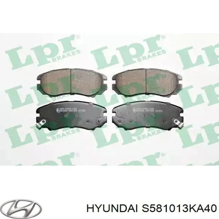 Гальмівні колодки Hyundai/Kia S581013KA40 ціна, від 20.14 USD