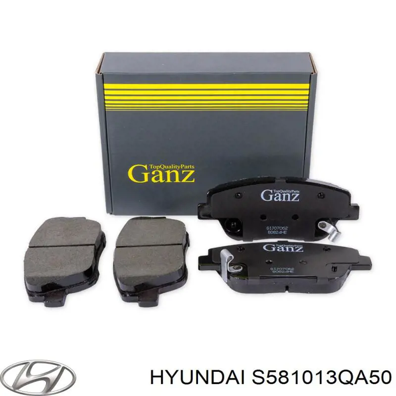 Гальмівні колодки Hyundai/Kia S581013QA50 ціна, від 23.25 USD