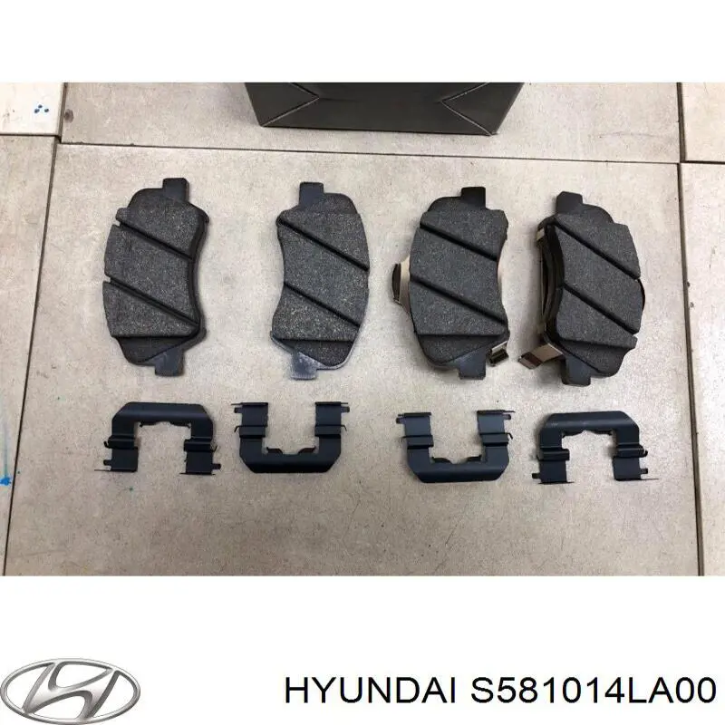 Гальмівні колодки Hyundai/Kia S581014LA00 ціна, від 23.53 USD