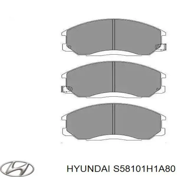 Гальмівні колодки Hyundai/Kia S58101H1A80 ціна, від 30.49 USD