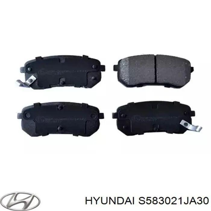 Задні гальмівні колодки S583021JA30 Hyundai/Kia