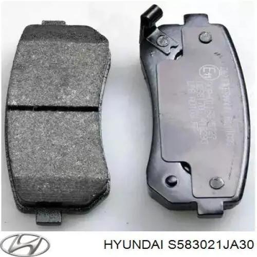 Колодки гальмові задні, дискові S583021JA30 Hyundai/Kia