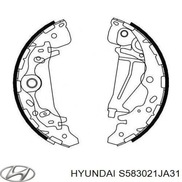 Купити S583021JA31 Hyundai/Kia Задні колодки