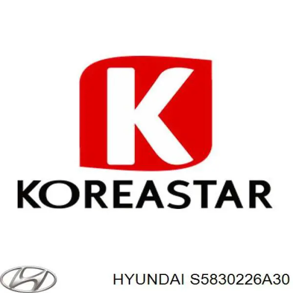 Задні гальмівні колодки Hyundai/Kia S5830226A30 ціна, від 12.42 USD