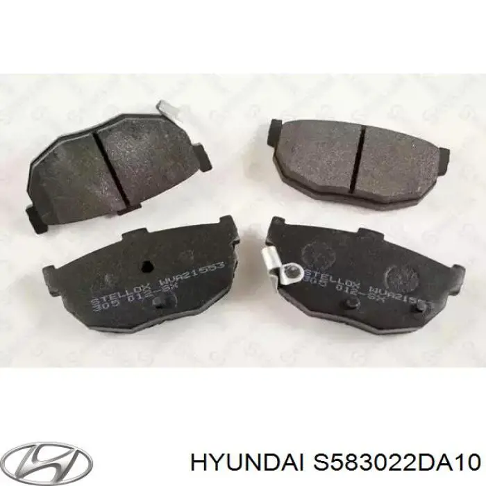 Купити S583022DA10 Hyundai/Kia Задні колодки