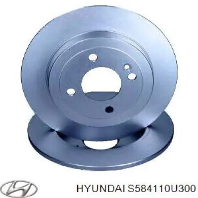 S584110U300 Hyundai/Kia диск гальмівний задній