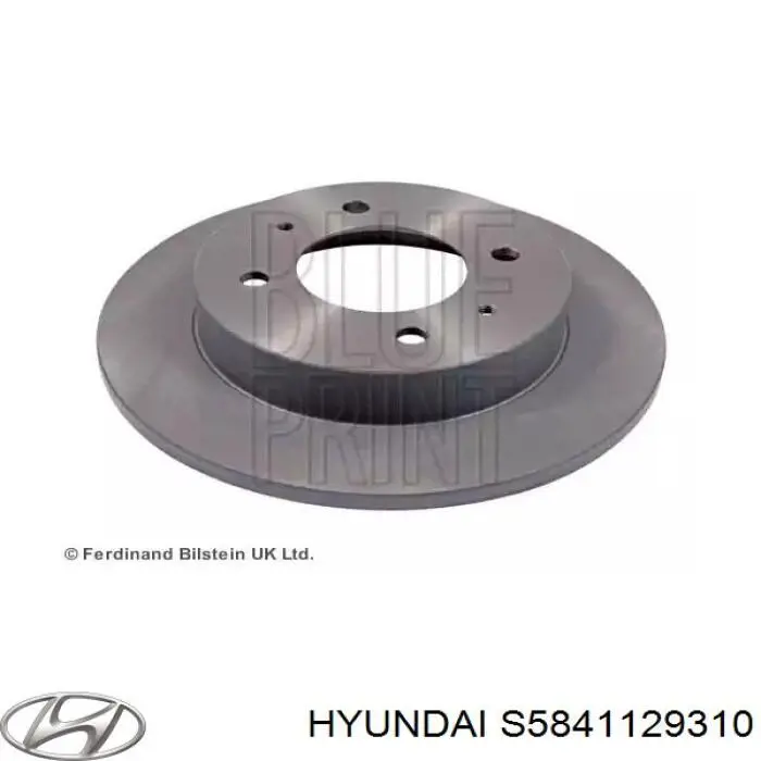 S5841129310 Hyundai/Kia диск гальмівний задній