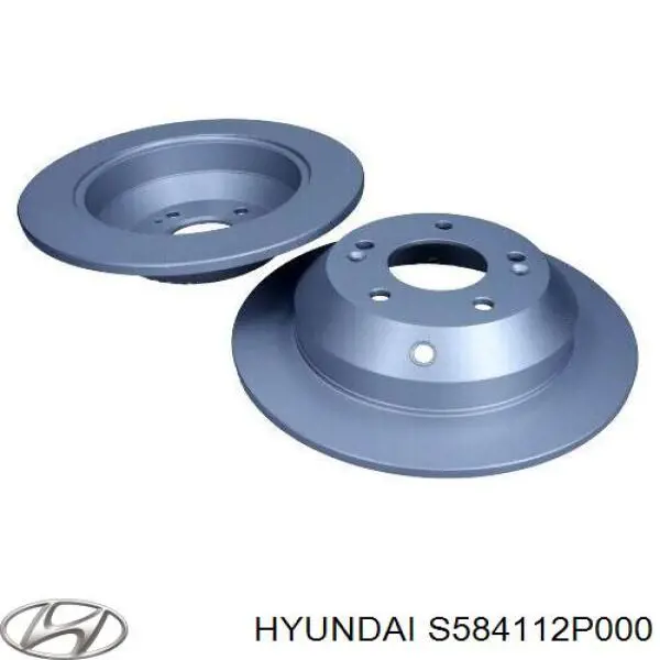 Задні дискові гальма Hyundai/Kia S584112P000 ціна, від 39.35 USD