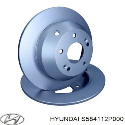 Купити S584112P000 Hyundai/Kia Диск заднього гальма