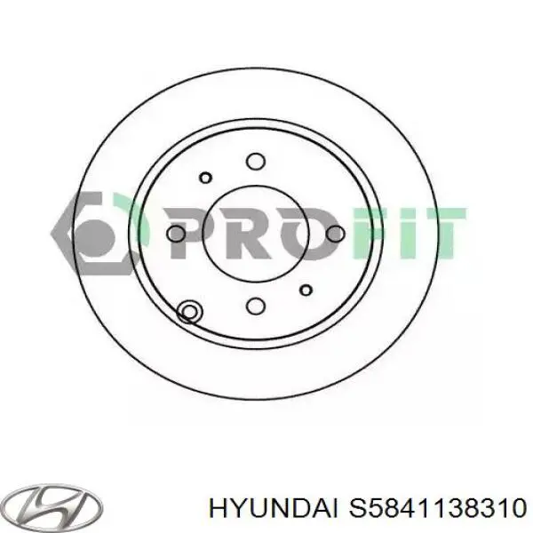 Задні дискові гальма Hyundai/Kia S5841138310 ціна, від 30.20 USD