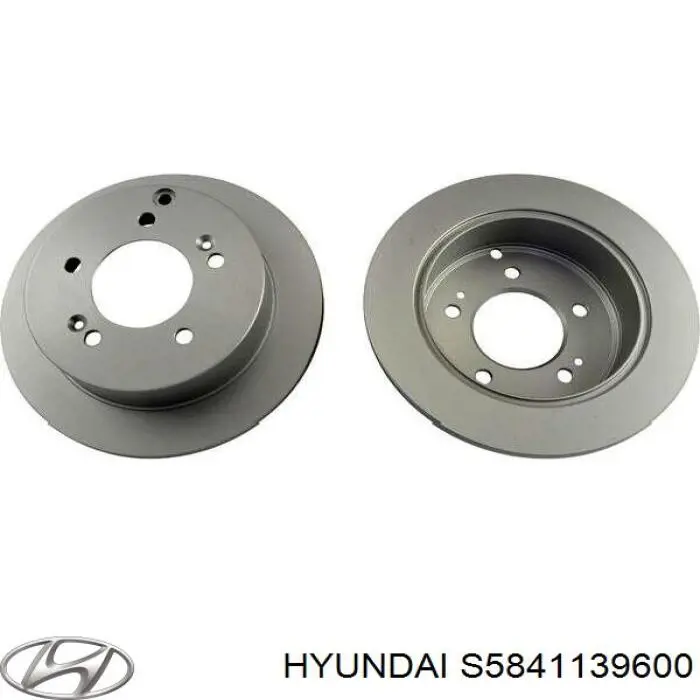 S5841139600 Hyundai/Kia диск гальмівний задній