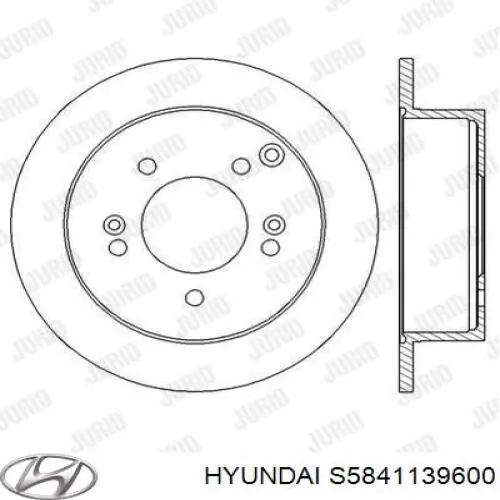 Задні дискові гальма Hyundai/Kia S5841139600 ціна, від 29.90 USD