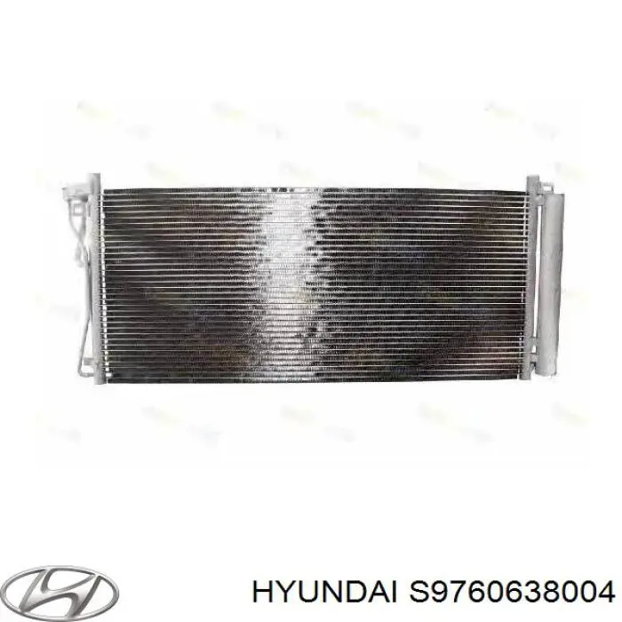 Радіатор кондиціонера S9760638004 Hyundai/Kia