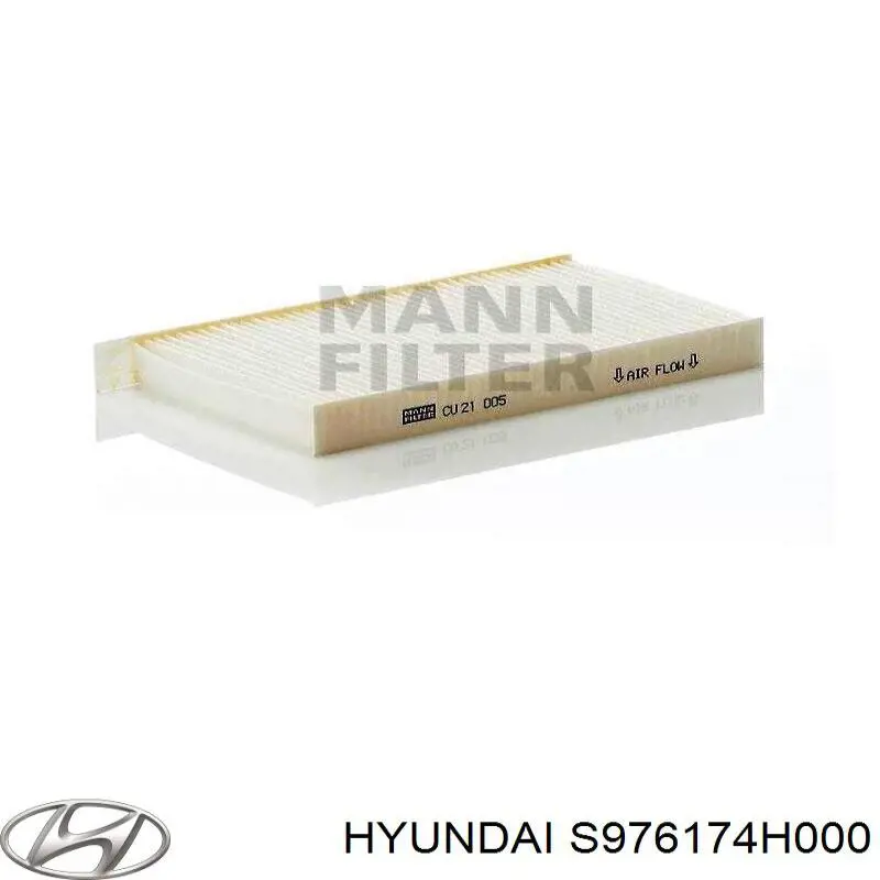 S976174H000 Hyundai/Kia фільтр салону