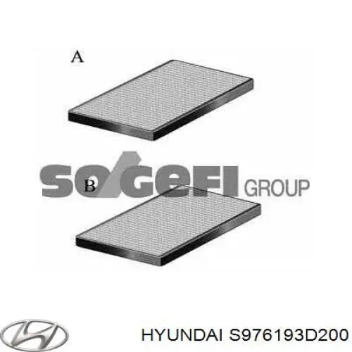 Фільтр повітряний обігрівача Hyundai/Kia S976193D200 ціна, від 6.33 USD