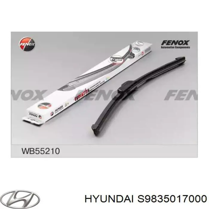 Купити S9835017000 Hyundai/Kia Щітка-двірник лобового скла, водійська