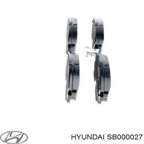 Купити SB000027 Hyundai/Kia Колодки гальмівні передні, дискові