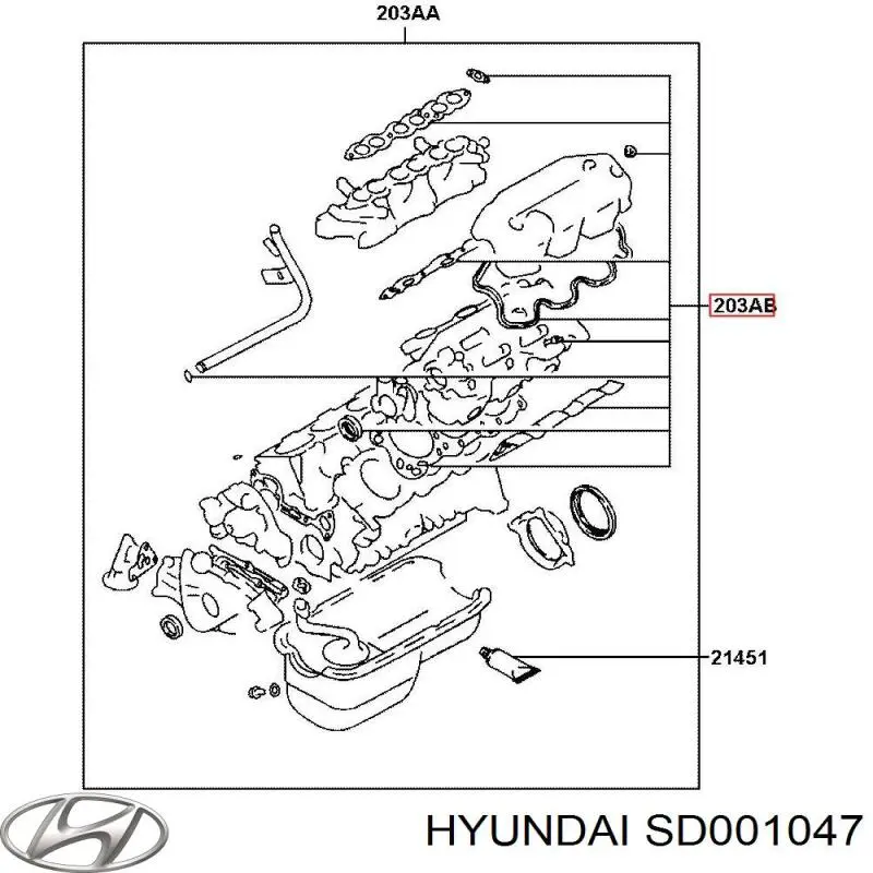  SD001047 Hyundai/Kia