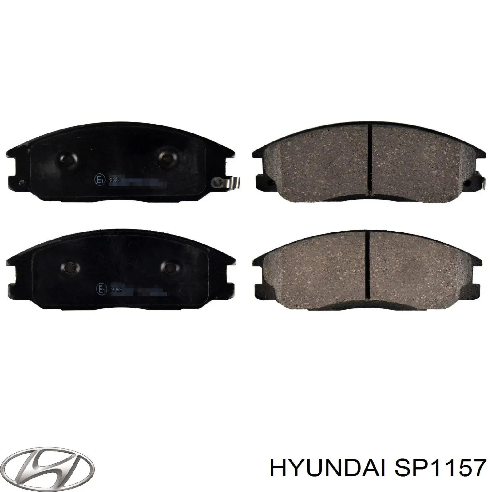 Гальмівні колодки Hyundai/Kia SP1157 ціна, від 25.79 USD