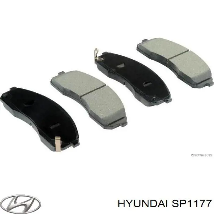 Гальмівні колодки Hyundai/Kia SP1177 ціна, від 32.35 USD