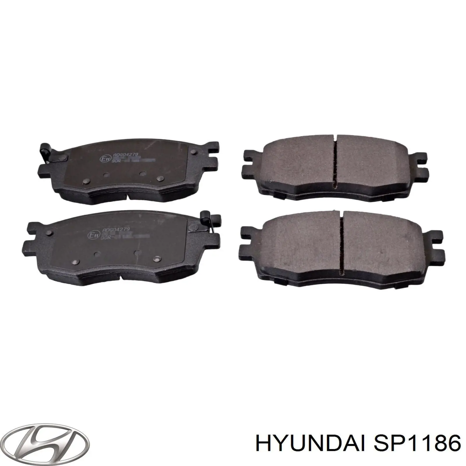 SP1186 Hyundai/Kia колодки гальмівні передні, дискові