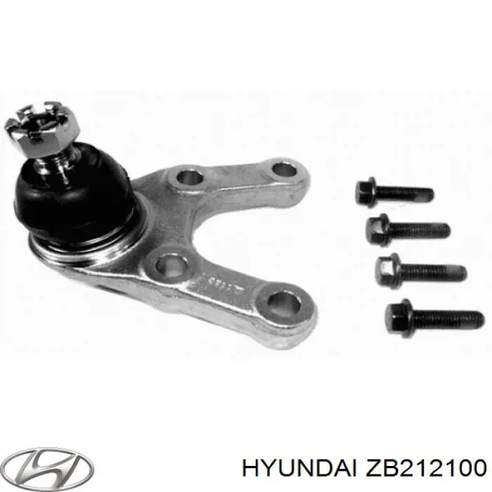 Кульова опора, нижня Hyundai/Kia ZB212100 ціна, від 22.79 USD