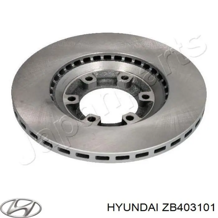 Диск переднього гальма Hyundai/Kia ZB403101 ціна, від 30.78 USD