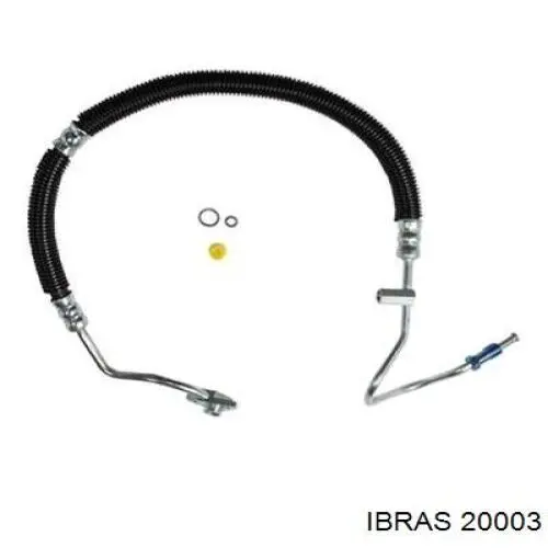 Шланг/патрубок радіатора охолодження, верхній 20003 Ibras