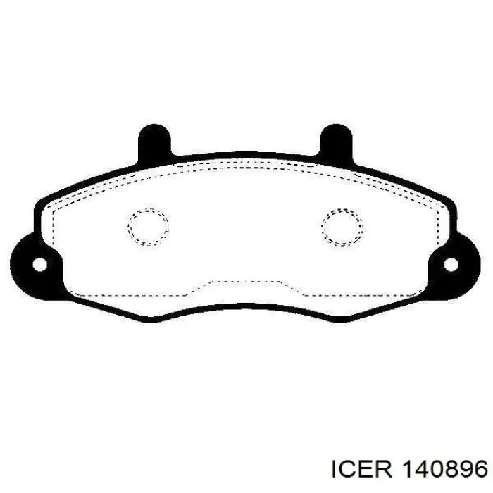 Гальмівні колодки Icer 140896 ціна, від 17.78 USD