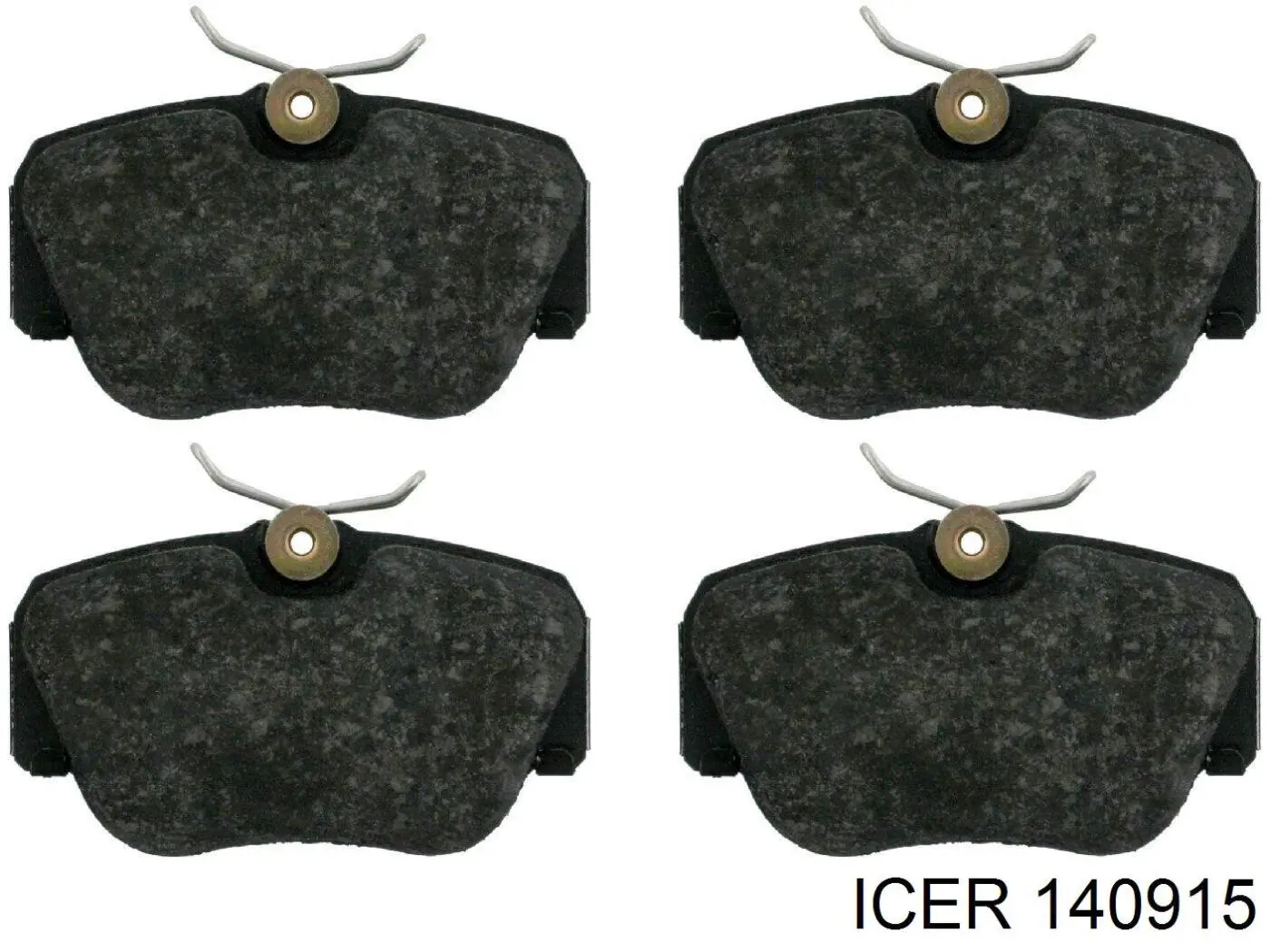 140915 Icer колодки гальмові задні, дискові