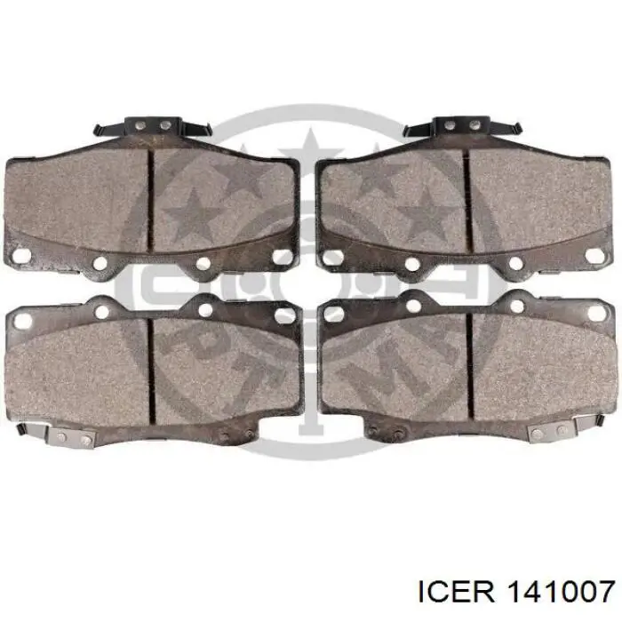 Тормозні колодки Icer 141007