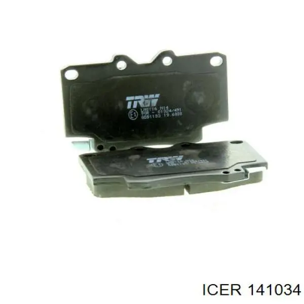 Гальмівні колодки Icer 141034 ціна, від 16.09 USD