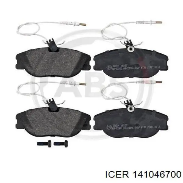 Гальмівні колодки Icer 141046700 ціна, від 17.97 USD