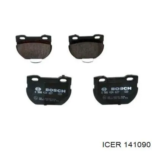 Задні гальмівні колодки Icer 141090 ціна, від 25.13 USD