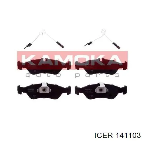 Задні гальмівні колодки Icer 141103 ціна, від 21.69 USD