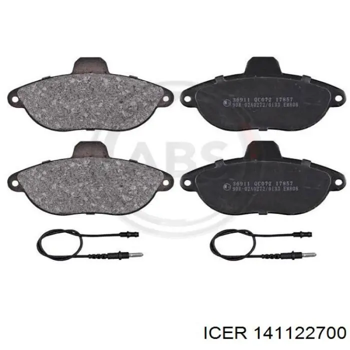 Гальмівні колодки Icer 141122700 ціна, від 17.52 USD