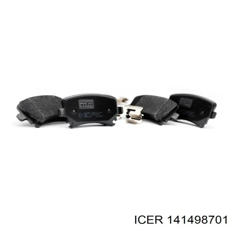 141498701 Icer Передні гальмівні колодки