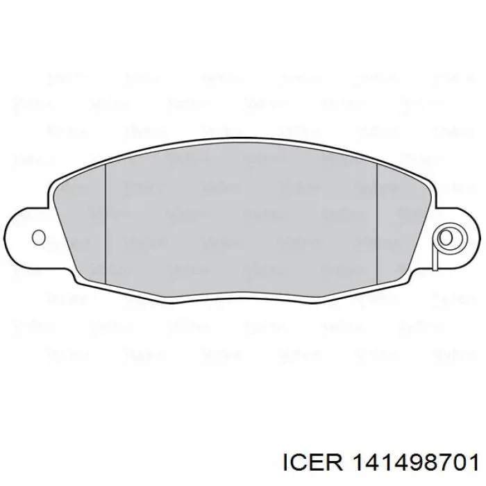 Гальмівні колодки Icer 141498701 ціна, від 20.67 USD