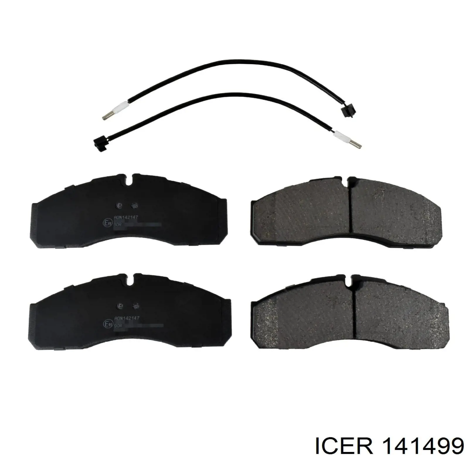 Гальмівні колодки Icer 141499 ціна, від 33.23 USD