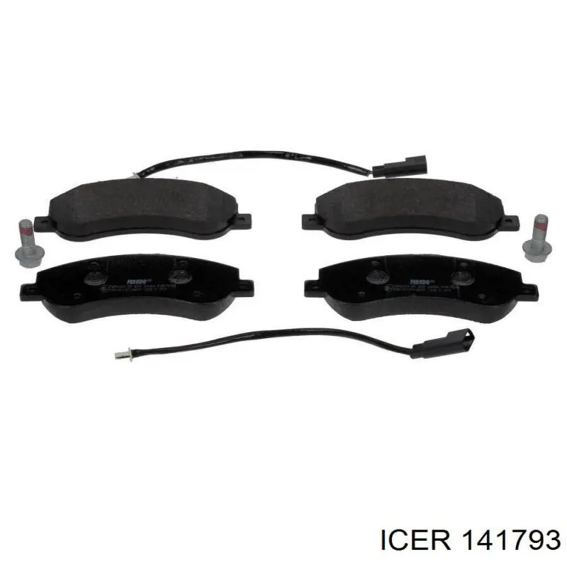 Гальмівні колодки Icer 141793 ціна, від 33.05 USD