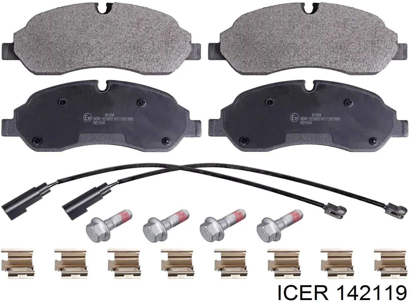 Гальмівні колодки Icer 142119 ціна, від 36.05 USD