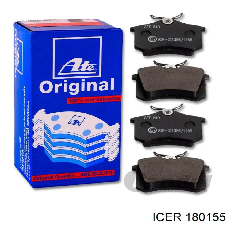 Гальмівні колодки Icer 180155 ціна, від 8.60 USD