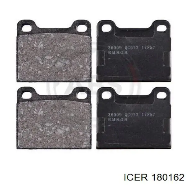 Гальмівні колодки Icer 180162 ціна, від 12.35 USD