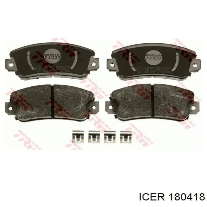 Гальмівні колодки Icer 180418 ціна, від 12.89 USD