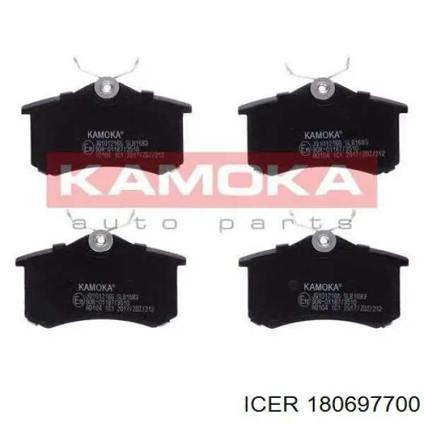 Купити 180697700 Icer Задні колодки