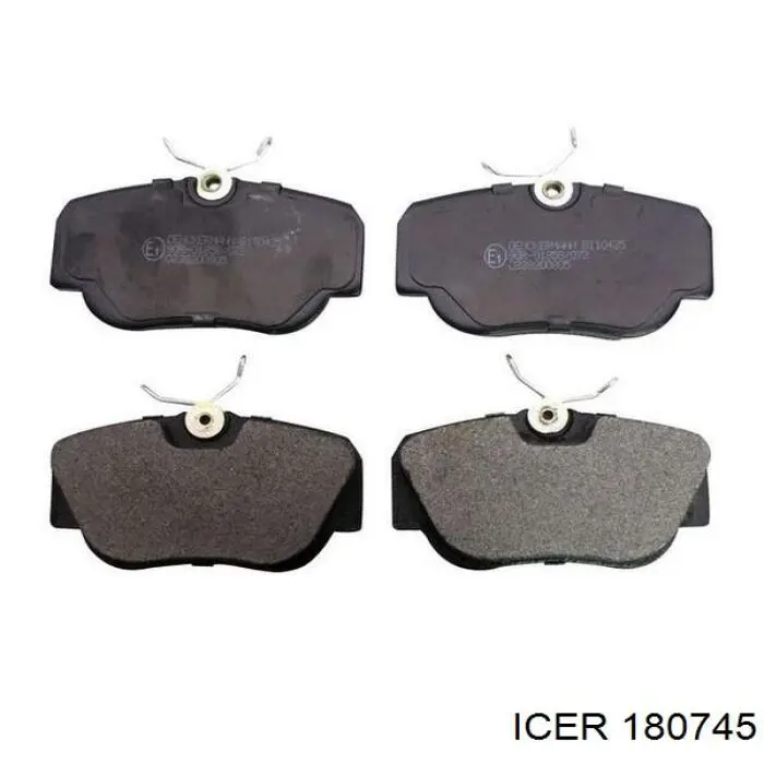 Передні тормозні колодки A001420812041 Mercedes