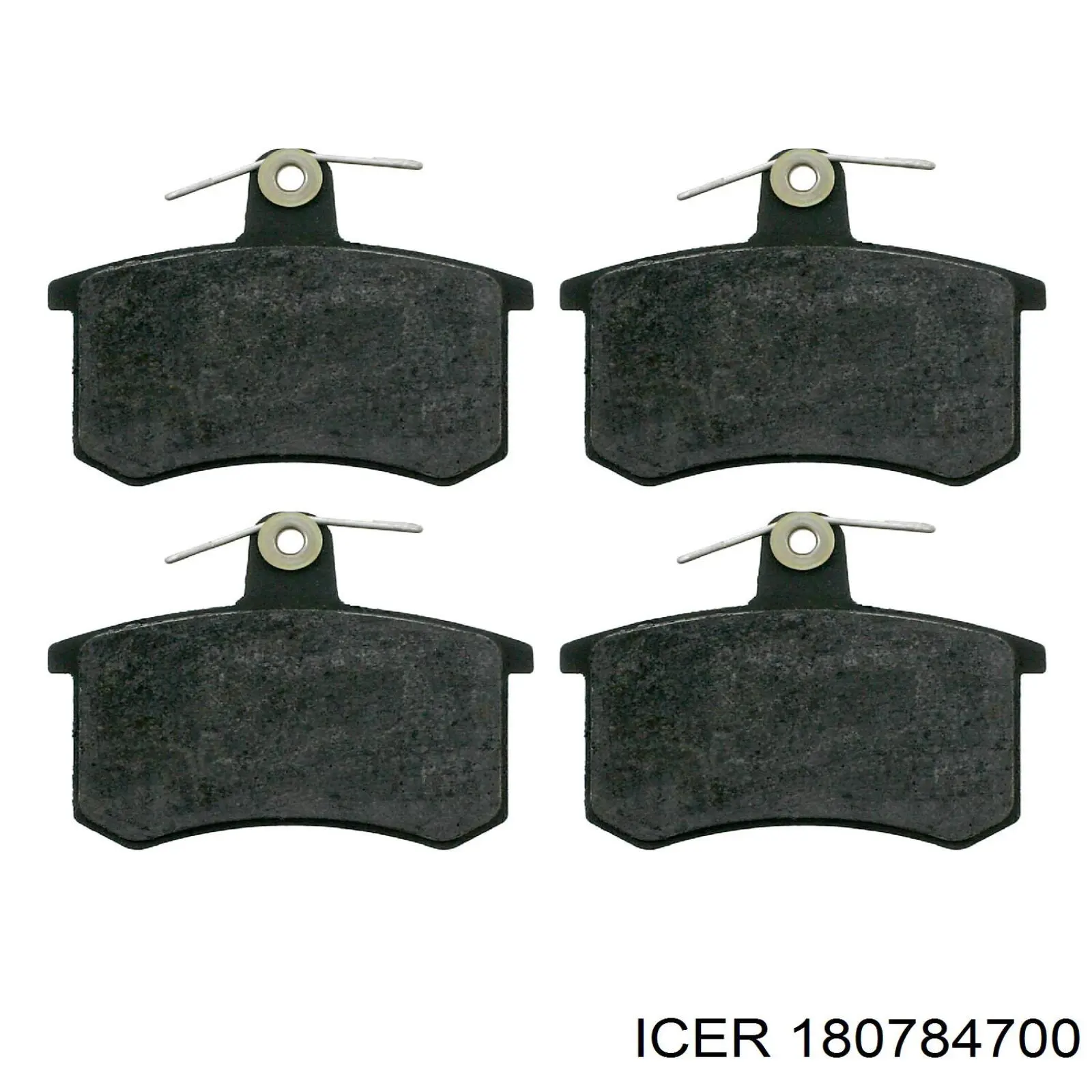 Задні гальмівні колодки Icer 180784700 ціна, від 15.41 USD