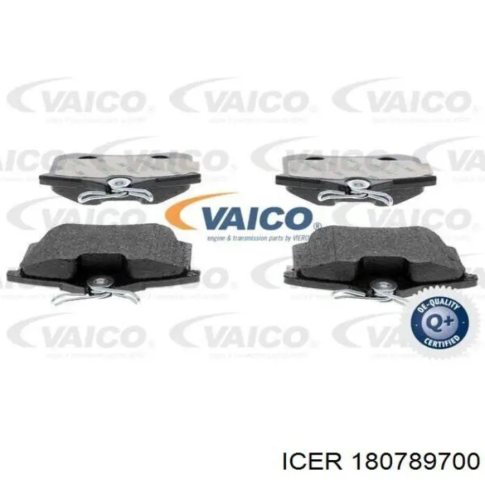 Задні гальмівні колодки Icer 180789700 ціна, від 14.26 USD